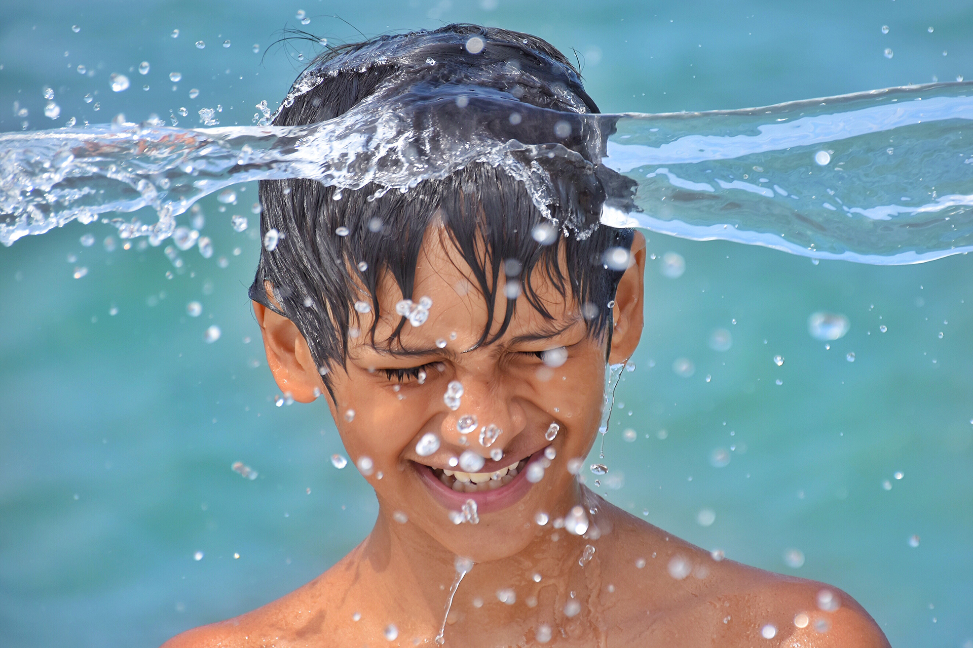 How one boy overcame his fear of the water